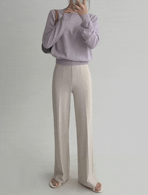 Lua Cotton Round Knitwear -10color 针织衫
