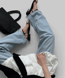 Beridan Semi Wide Denim Pants