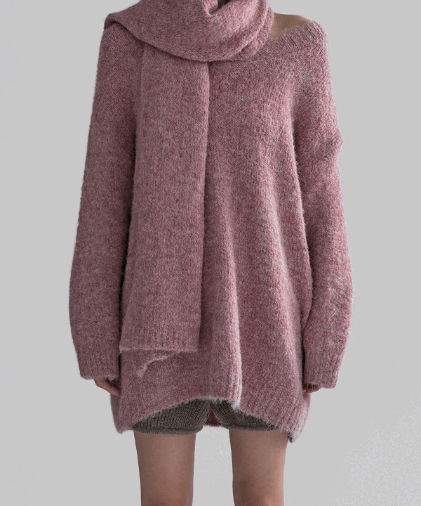 Anderson V-Neck tie Knitwear Dress 针织衫