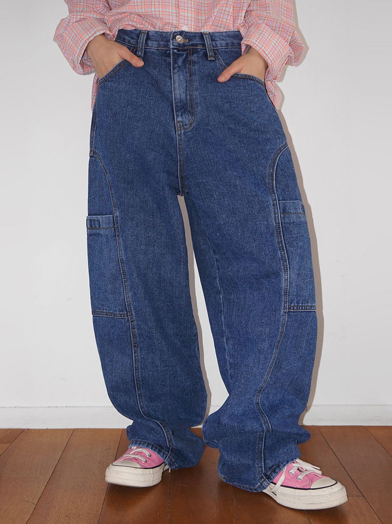 ARCH LINE POCKET DENIM