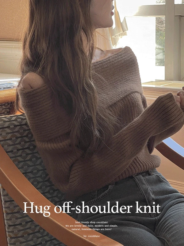 Hug Off Shoulder Knitwear 针织衫