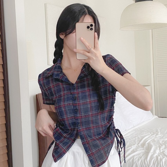 Howl string check shirt