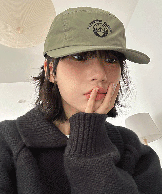 Starlight Lettering Embroidered Camp Cap 帽子