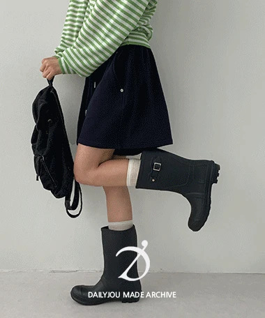 Moniz Boyfit Rivet Short Banding Pants 短裤