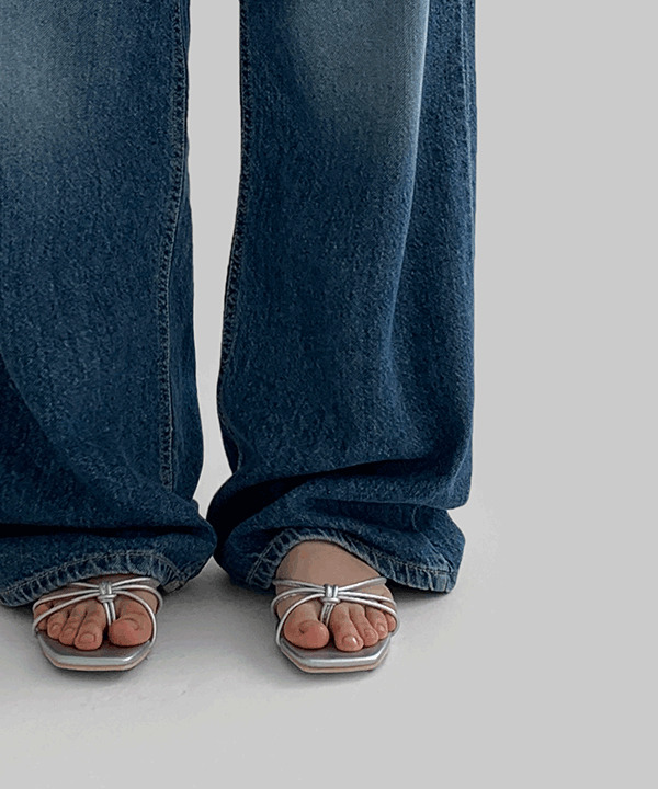 Summit strap square toe flip-flops 涼鞋