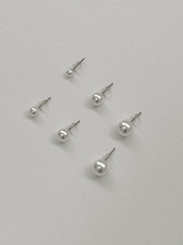 daily pearl earrings 耳環