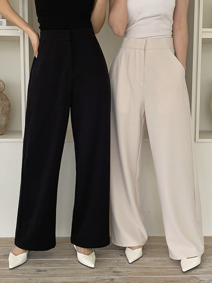 Endiron Spandex Banding Wide Slacks Pants 長褲
