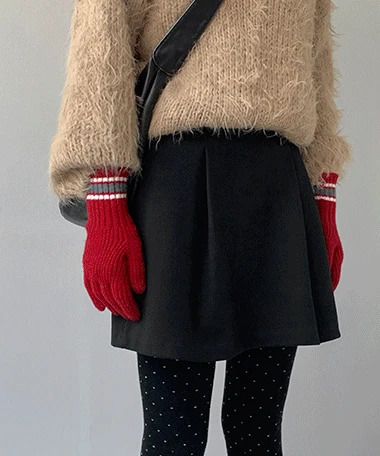 DANT A-LINE PINTUCK MINI SLEEVE 裙子
