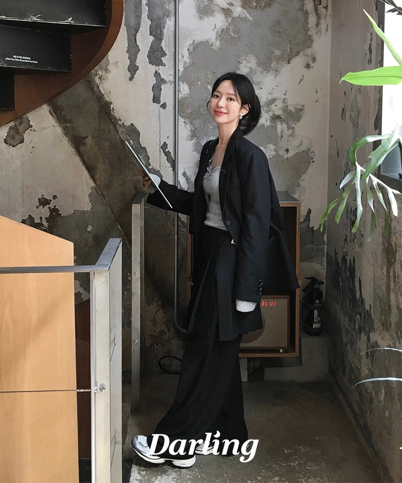 Bruno Jacket (Layered Set, Slim Fit, Semi-Overfit, Guest Look) 套装