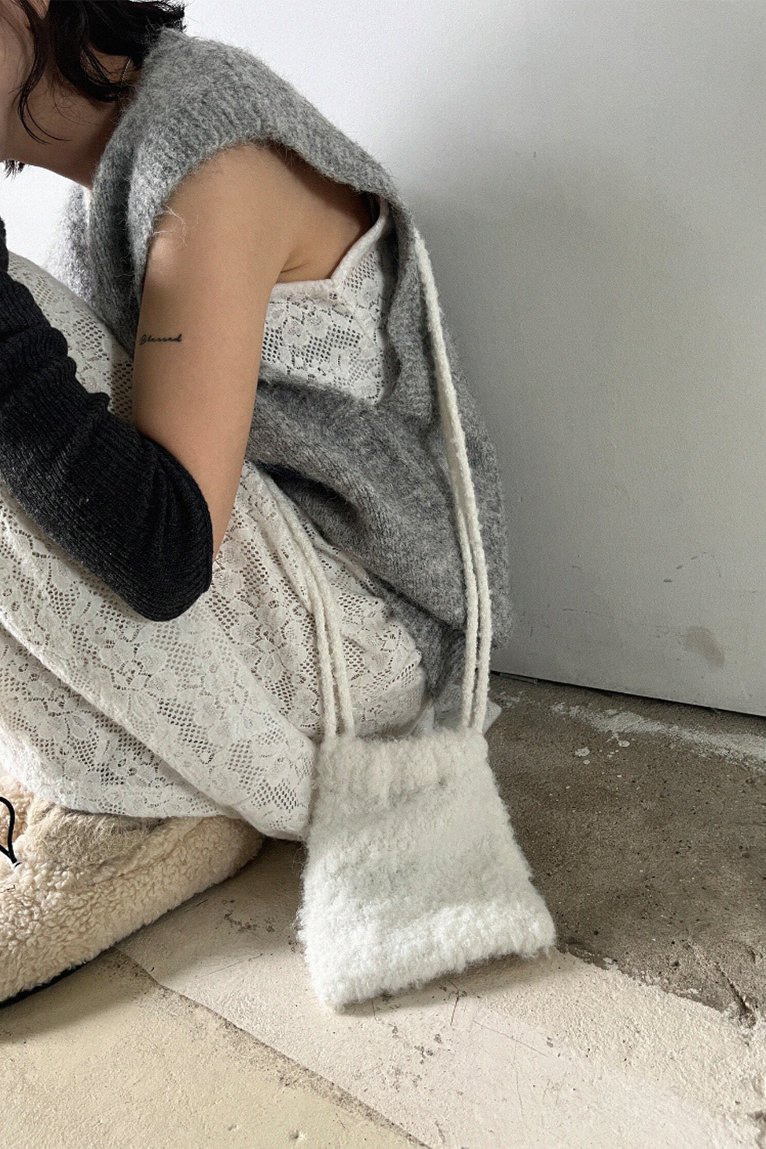 pong knit bag 肩背包