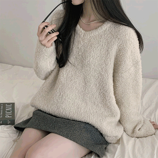 Cotton Candy Alpaca Overfit Knitwear 针织衫