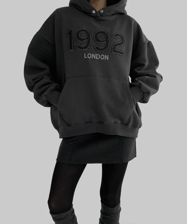 Patched Fleece-lined Fleece Hoodie 长袖上衣