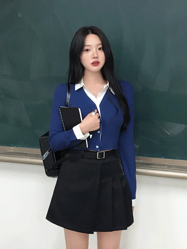 層次感襯衫剪裁開襟外套