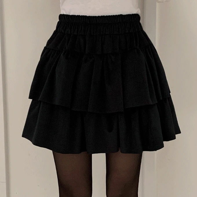 Peko Velvet Skirt -2 colors