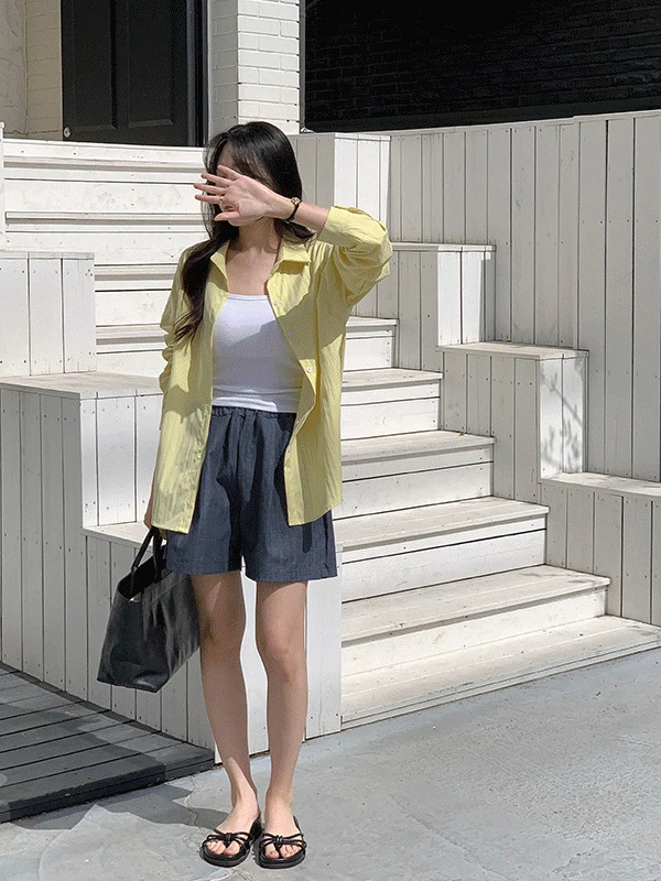 Lou Raw Banding Half Pants 短裤