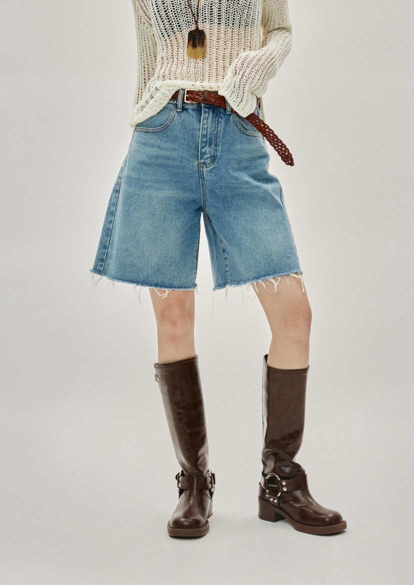 Risco Bermuda Denim Pants
