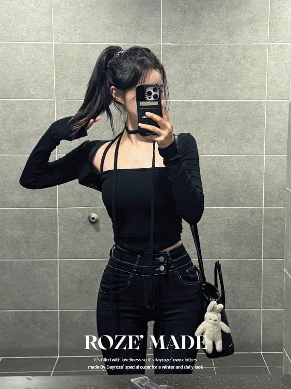 Coco Sleeveless Bolero Set (Ships Today)