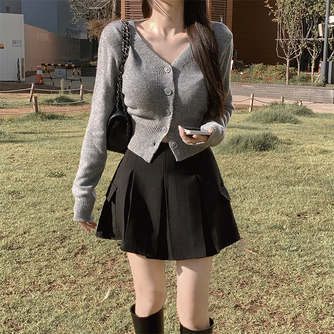 Vanessa wool 50% cardigan -5 colors 开襟衫