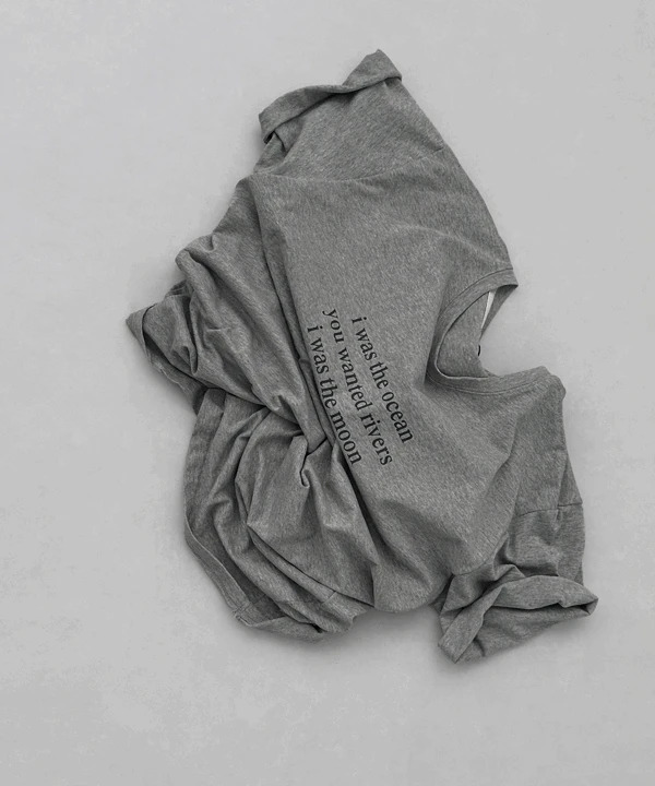 Lipia Loose-fit lettering short sleeve t-shirt 短袖上衣