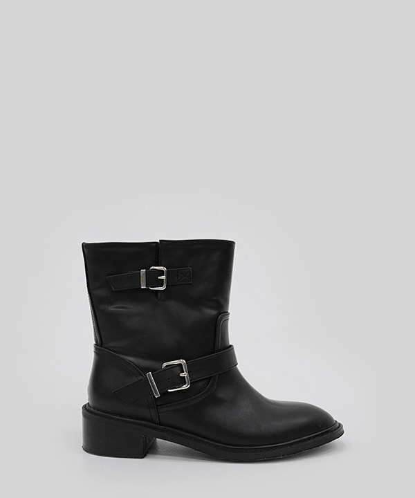 Magnol Strap Leather Ankle Boots 靴子
