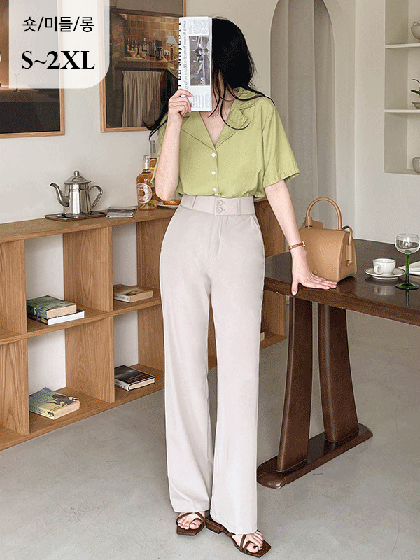 Summer Washa Spandex Cool Slacks 長褲