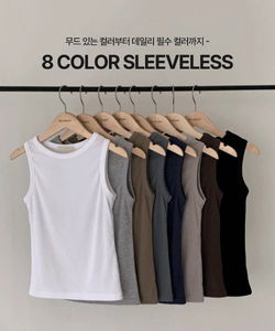 Jehi Ribbed Sleeveless -8 color
