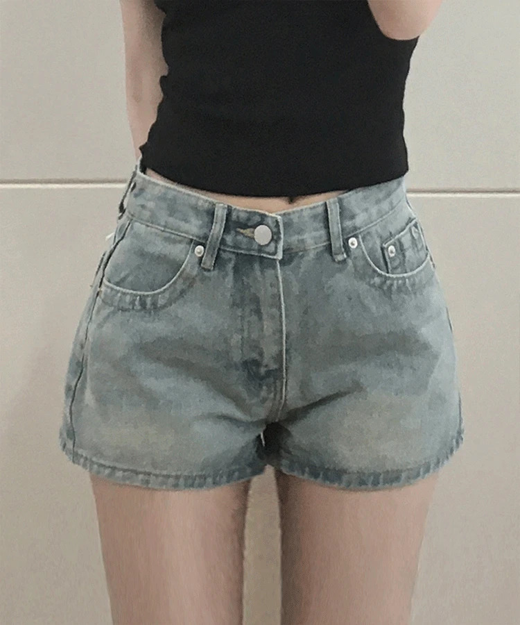 Oge denim Faded shorts