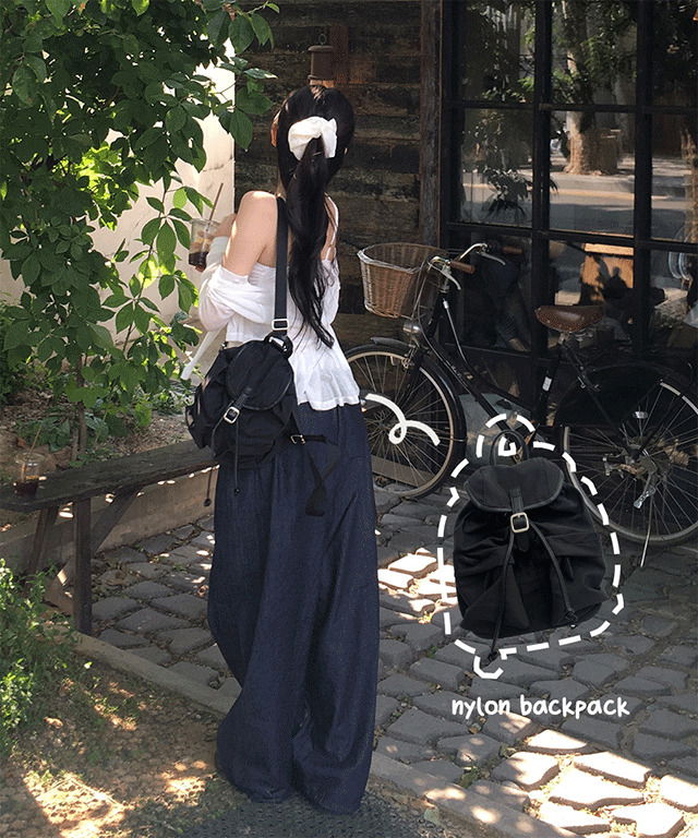 尼龍口袋迷你後背包