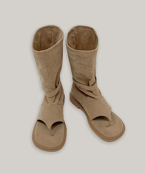 Summer flip-flop long boots shoes 靴子