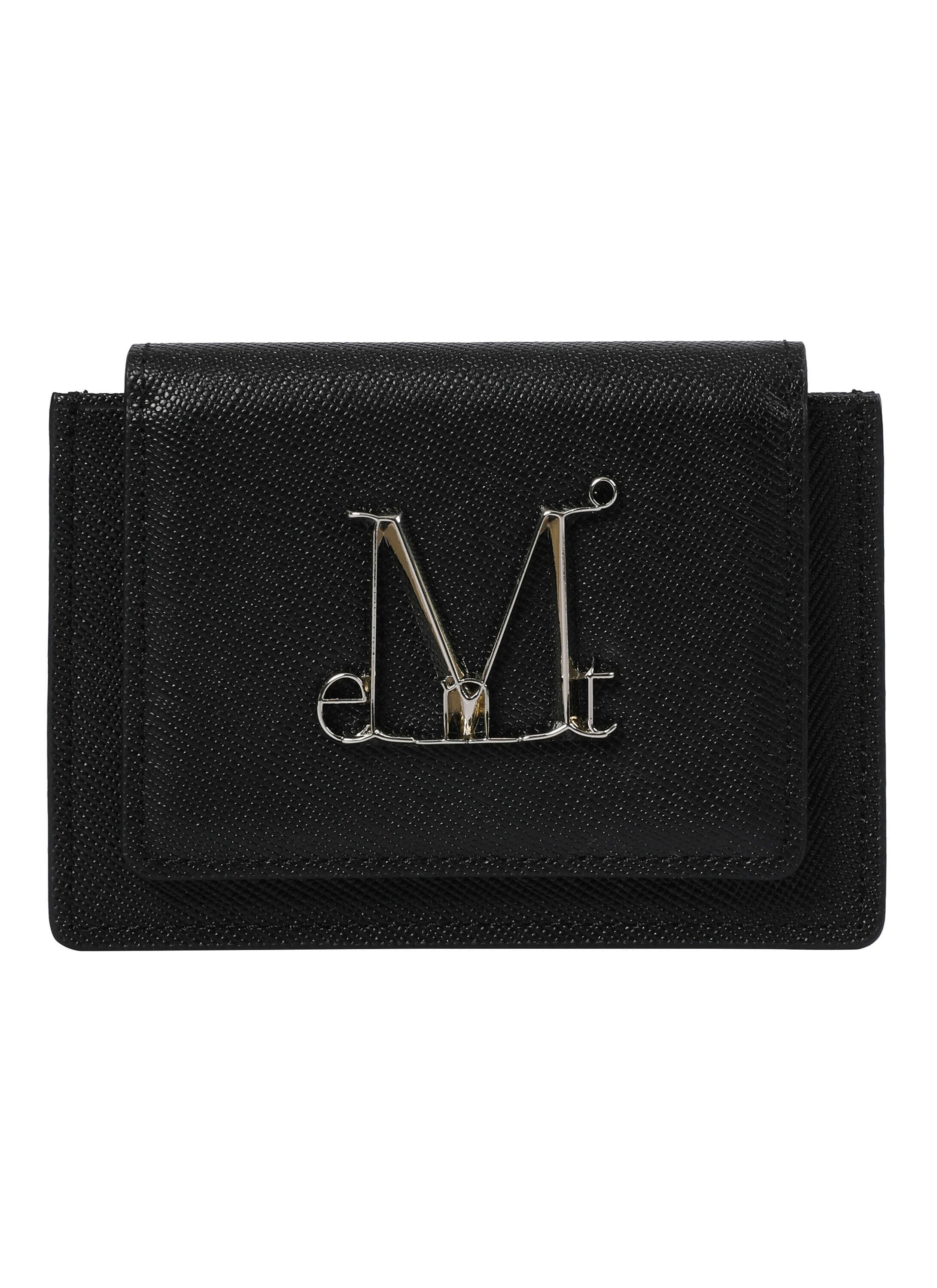 MAIN SYMBOL METAL LOGO ACCORDION WALLET Main Symbol Metal Logo Saffiano Accordion Wallet (M Logo) 配飾