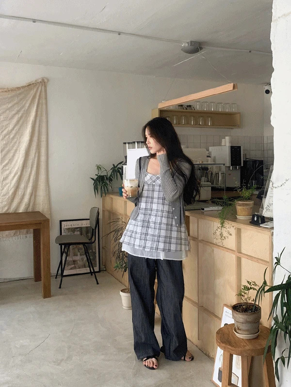 Denim Summer Wide Training Pants