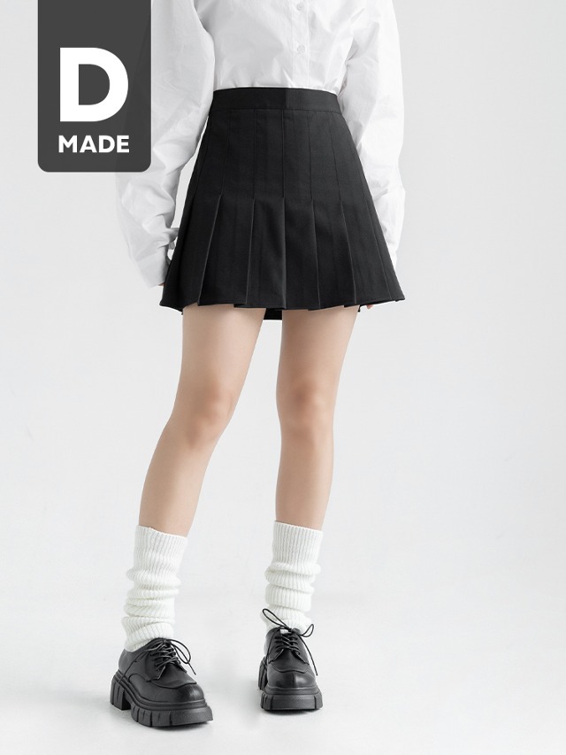 Big Size S-5XL Life Series Pleated Banding Mini Skirt Guest Look 裙子