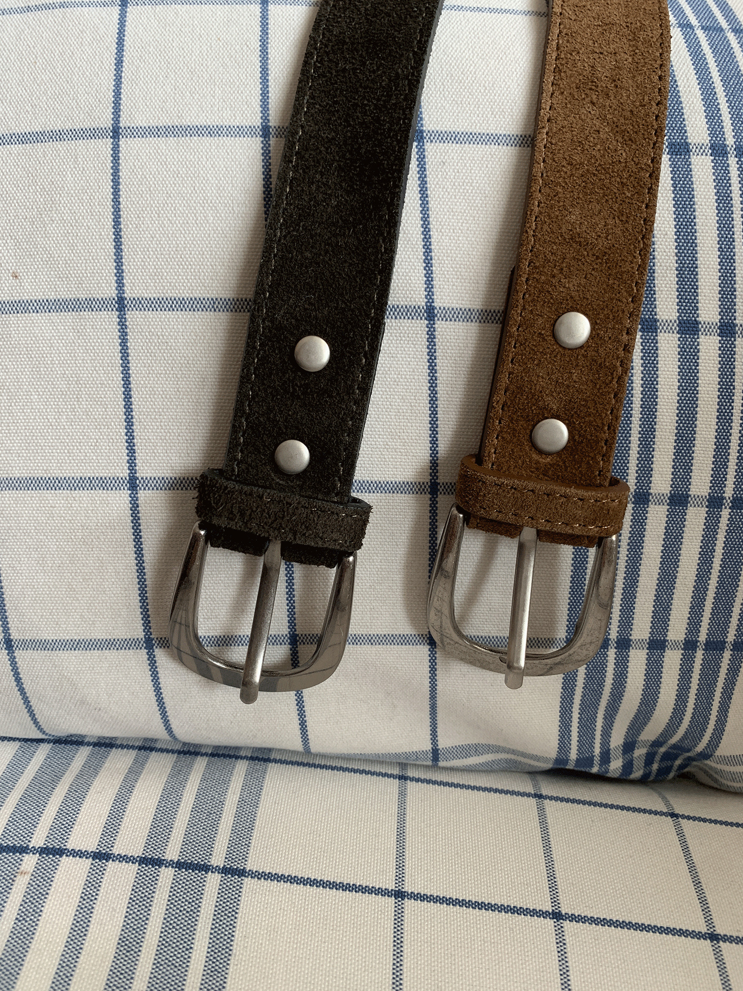 vintage suede belt 腰帶