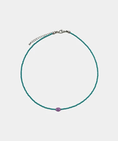 Wadin Colorful Ball Point Necklace 项链