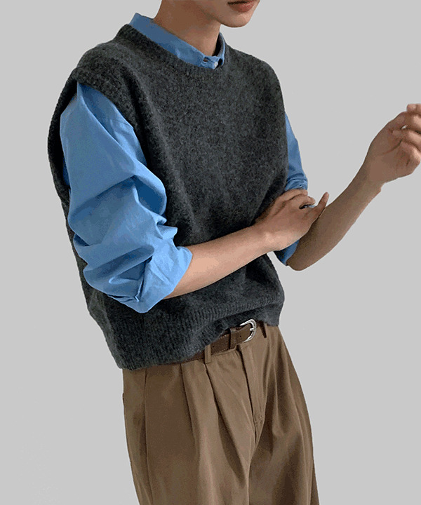 Hasson Vest Wool Knitwear Vest 針織外套