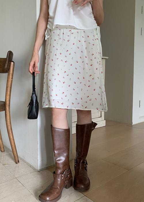 Bella Flower Midi Skirt