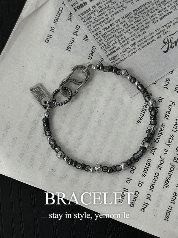 銀色手術鋼珠珠手鍊