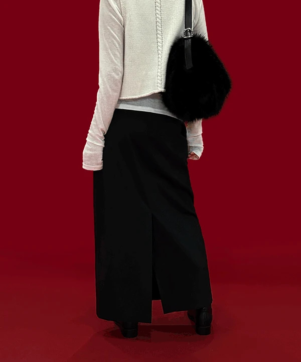 Chimit Wool Slim Maxi Long Skirt 裙子
