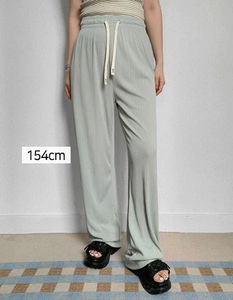 찰랑엑스9 밴딩플리츠와이드팬츠