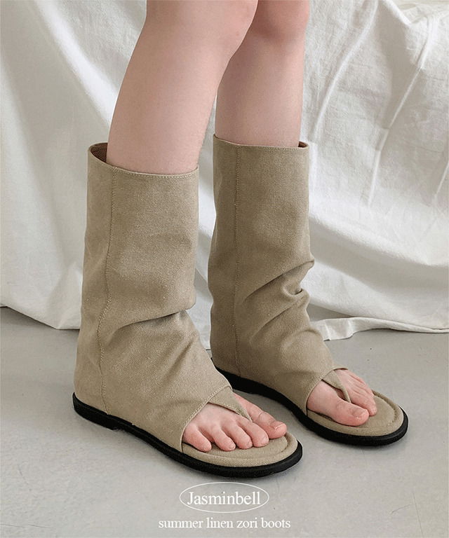Mafi Summer Linen Jori Long Boots Shoes Warmer Socks High Quality Harvey Boots