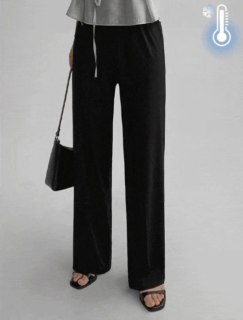Lecture Wide Banding Pants -1color