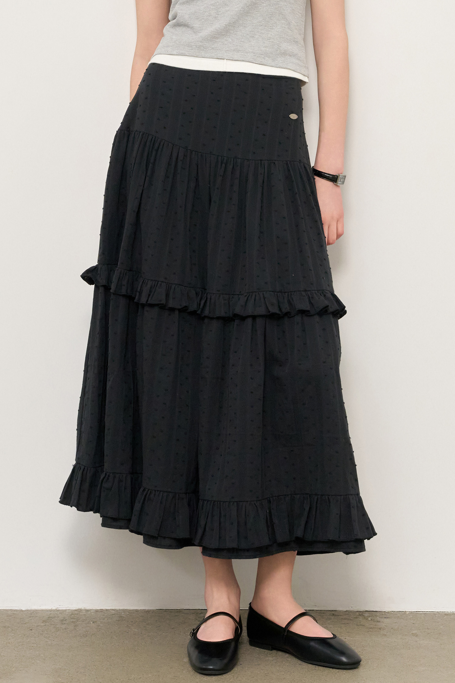 WOMAN Frill Tiered Long Skirt 裙子