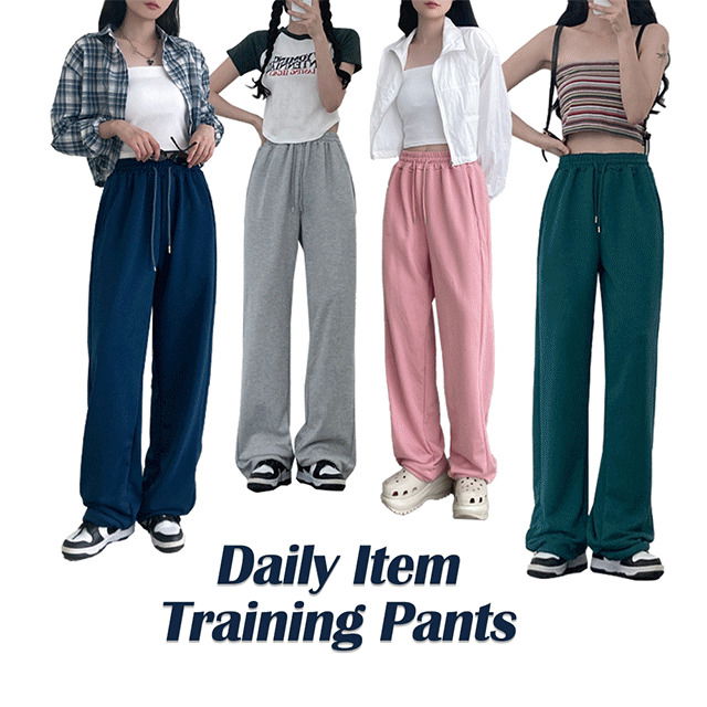 tant banding wide string pants