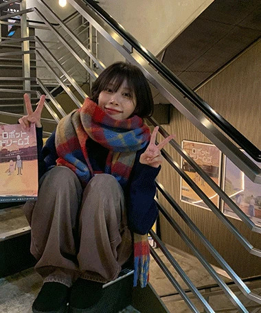 Mitteron Wool Check Surgery Muffler 配饰