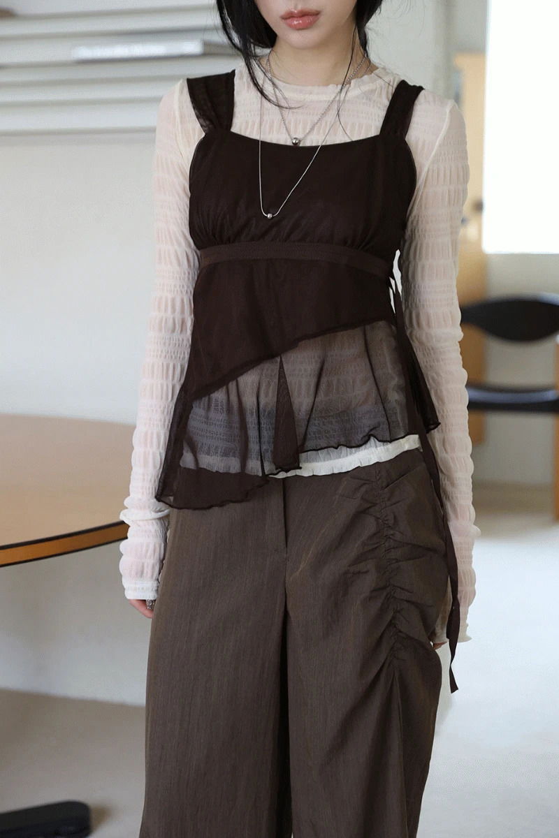 Pretty Mesh Sleeveless