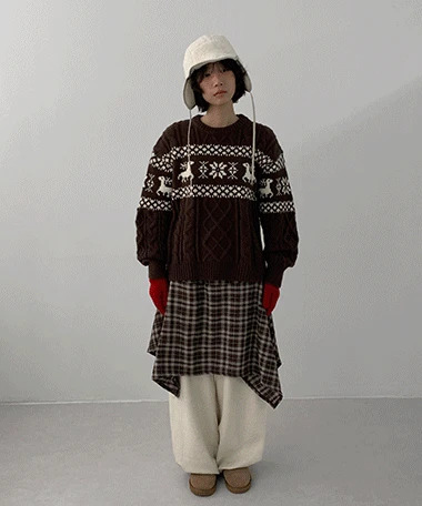 Rhodes Twisted Nordic Overfit Knitwear  針織衫