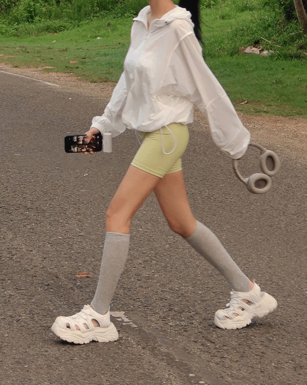 夏日防曬透氣連帽風衣外套