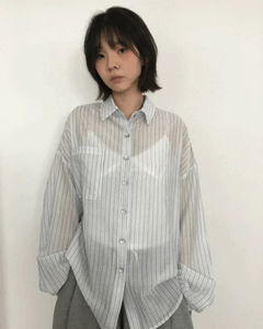 Tete See-Through Shirt *All colors available for same-day shipping