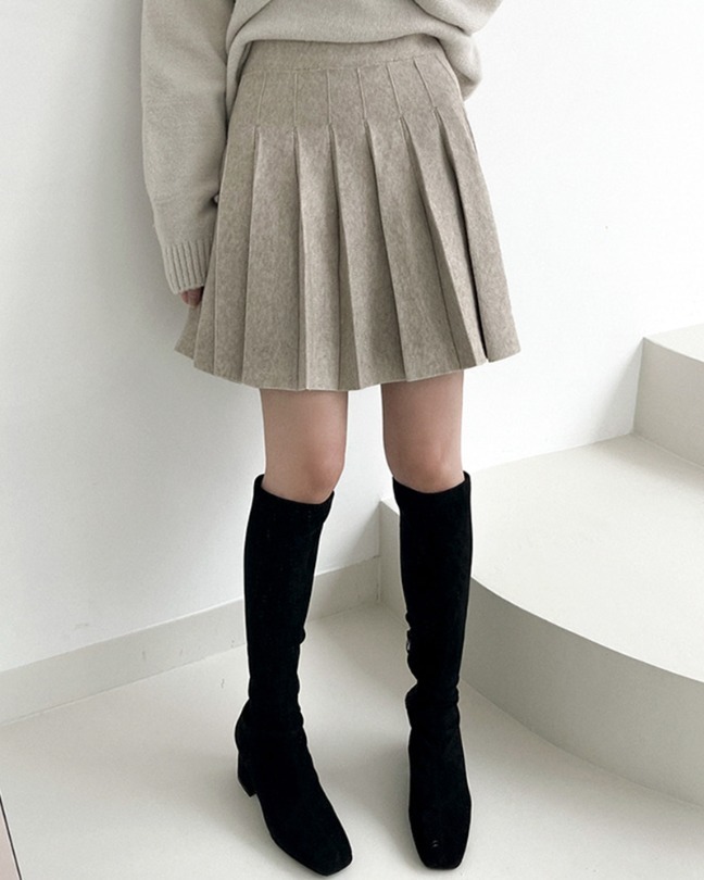 Knit Pleated Skirt 裙子