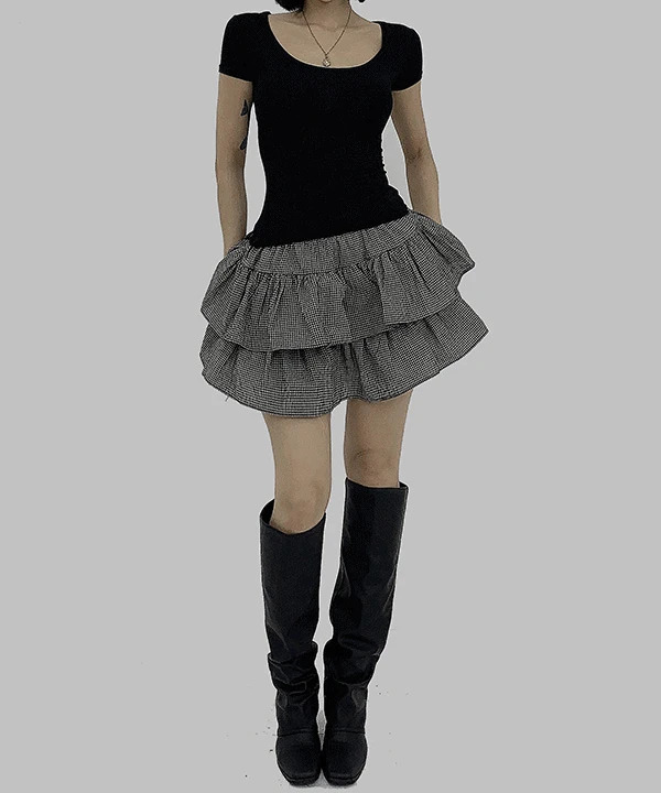 tiered-skirt